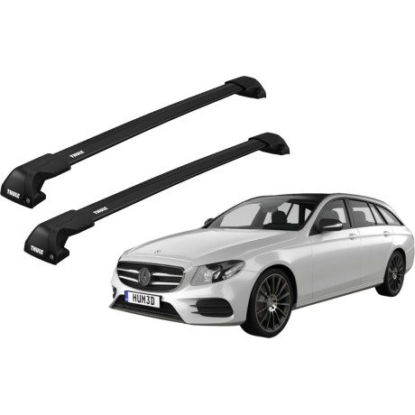Barras THULE EDGE Flush para autos MERCEDES BENZ E-Class (S213) desde 2016 - 2023negro