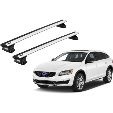 Barras THULE EVO WingBar para autos VOLVO V60 2010 a 2018