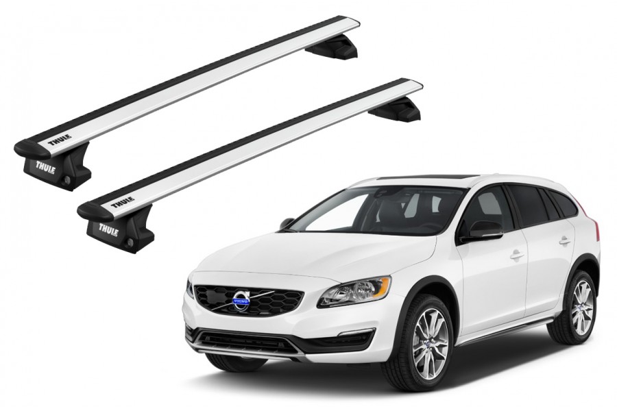 Barras THULE EVO WingBar para autos VOLVO V60 2010 a 2018