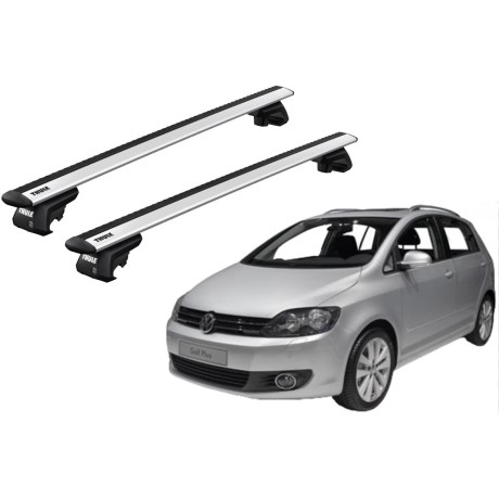 Barras THULE EVO WingBar para autos VOLKSWAGEN Golf Plus 2009 a 2014