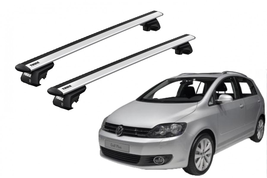 Barras THULE EVO WingBar para autos VOLKSWAGEN Golf Plus 2009 a 2014