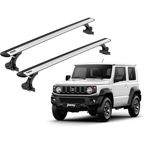 Barras THULE de canaletas para autos SUZUKI Jimny desde 2018 negro