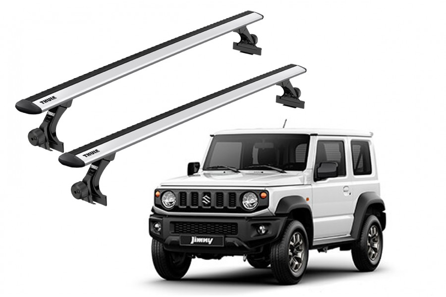 Barras THULE de canaletas para autos SUZUKI Jimny desde 2018 negro