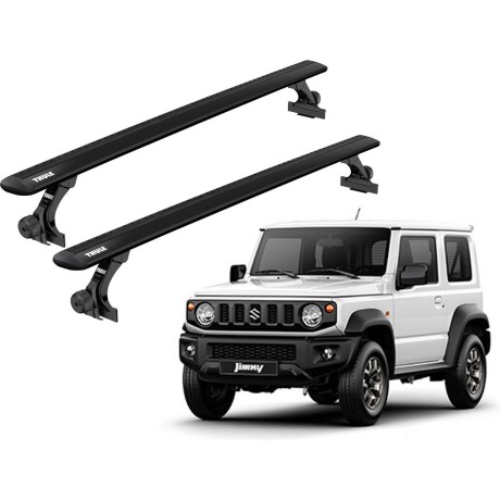 Barras THULE de canaletas para autos SUZUKI Jimny desde 2018 negro