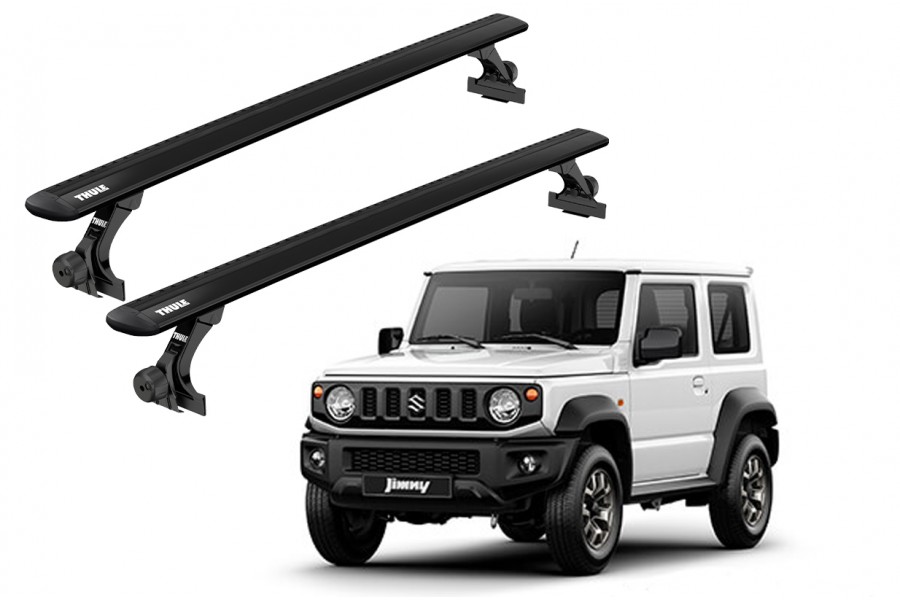 Barras THULE de canaletas para autos SUZUKI Jimny desde 2018 negro