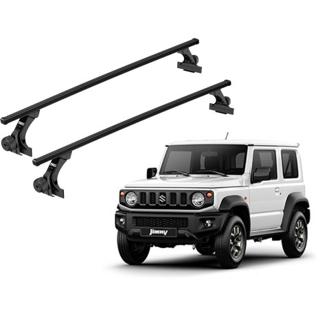 Barras THULE de canaletas para autos SUZUKI Jimny desde 2018 negro
