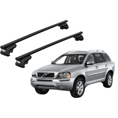 Barras THULE EVO SquareBar para autos VOLVO XC90 2002 a 2014