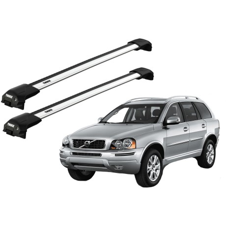 Barras THULE EDGE Flush para autos VOLVO XC90 2002 a 2014