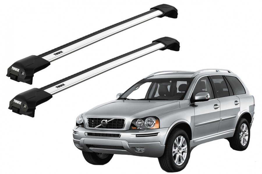 Barras THULE EDGE Flush para autos VOLVO XC90 2002 a 2014