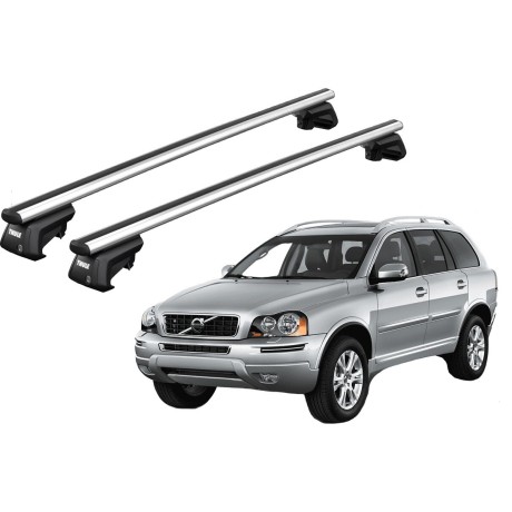 Barras THULE SmartRack XT AluBar para autos VOLVO XC90 2002 a 2014