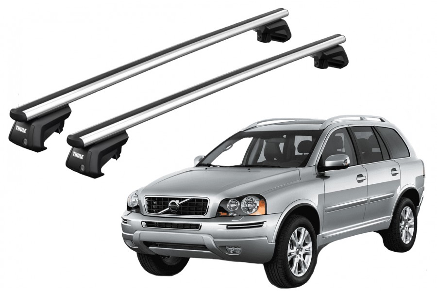 Barras THULE SmartRack XT AluBar para autos VOLVO XC90 2002 a 2014