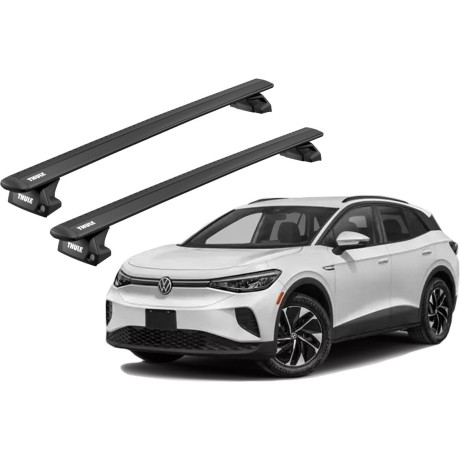 Barras THULE EVO WingBar para autos VOLKSWAGEN ID.4 desde 2021 negro