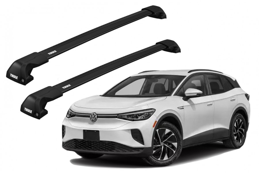 Barras THULE EDGE Flush para autos VOLKSWAGEN ID.4 desde 2021 negro