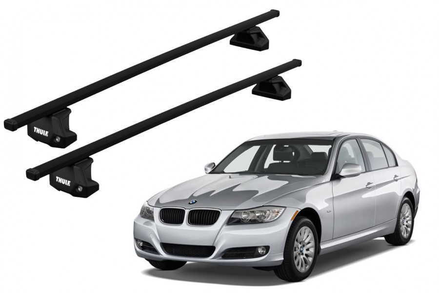 Barras THULE EVO SquareBar para autos BMW 3-Series 2005 a 2011