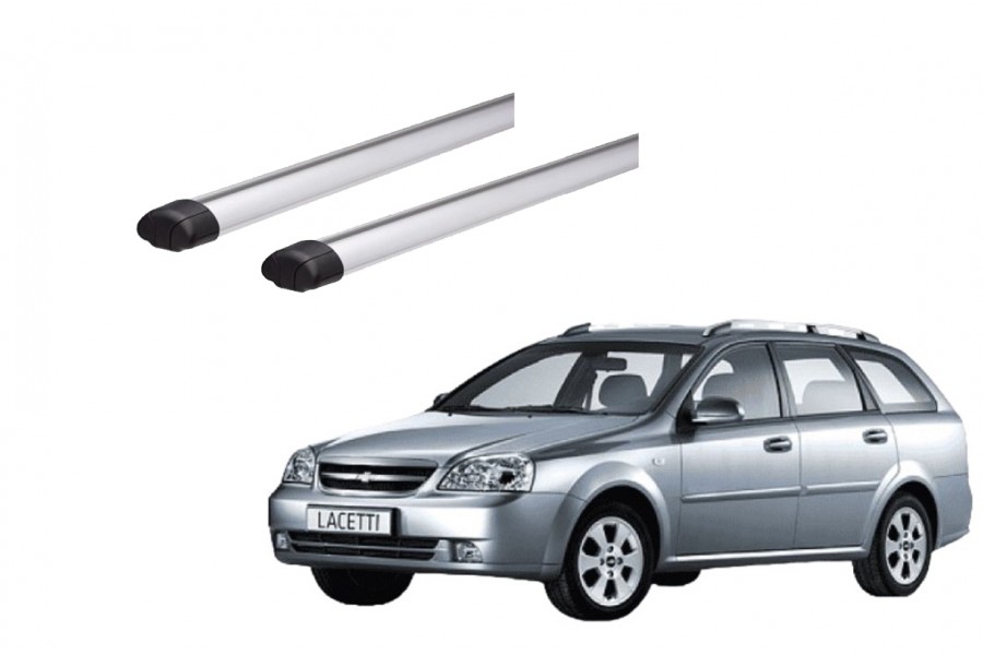 Barras THULE EVO AeroBar para autos CHEVROLET Lacetti 2004 a 2011 negro