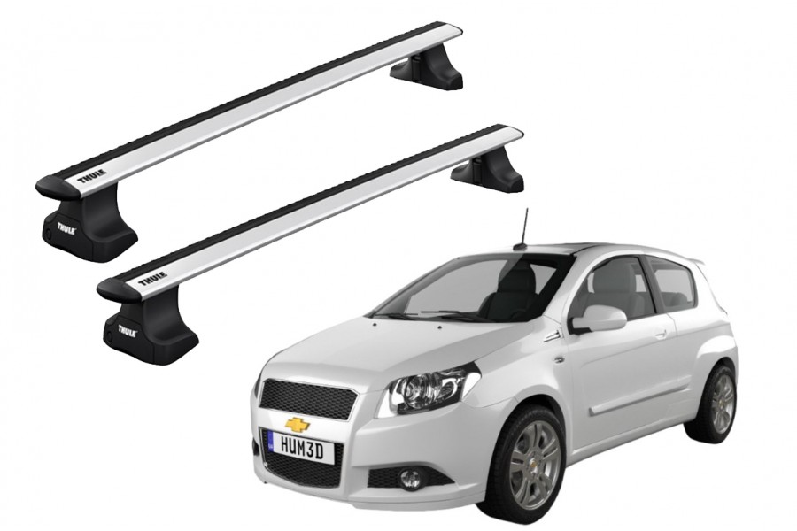 Barras THULE WingBar para autos CHEVROLET Aveo 2004 a 2011