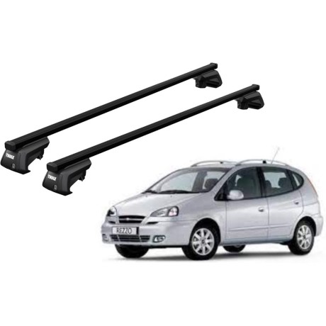 Barras THULE SmartRack XT para autos CHEVROLET Rezzo 2000 a 2004