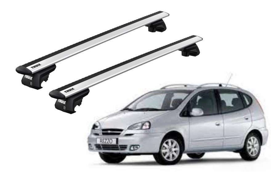 Barras THULE EVO WingBar para autos CHEVROLET Rezzo 2000 a 2004
