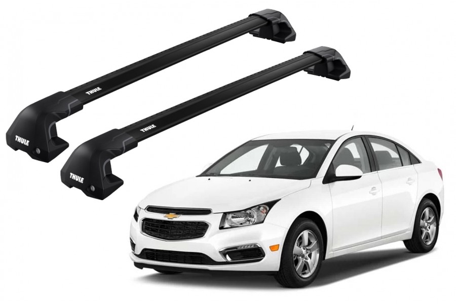 Barras THULE EDGE Flush para autos CHEVROLET Cruze desde 2016 negro