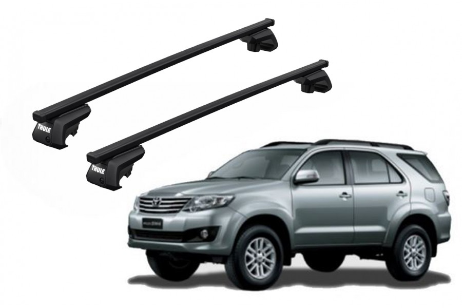 Barras THULE EVO SquareBar para autos TOYOTA Hilux SW4 2006 a 2015