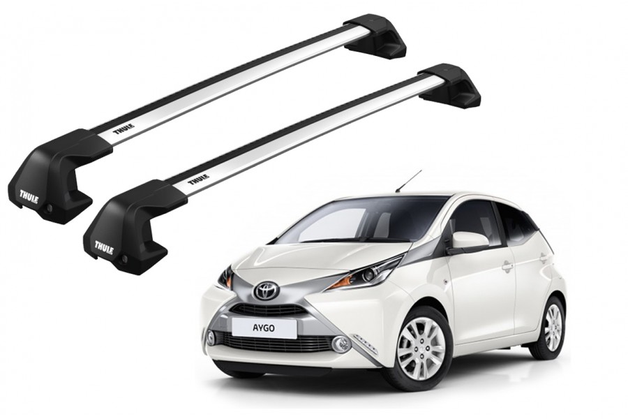 Barras THULE EDGE Flush para autos TOYOTA Aygo desde 2014 -2021