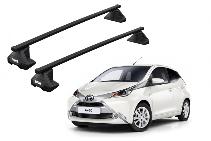 Barras THULE EVO SquareBar para autos TOYOTA Aygo desde 2014-2021
