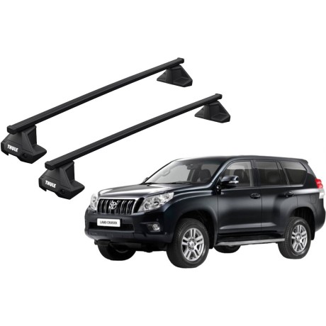 Barras THULE EVO SquareBar para autos TOYOTA Land Cruiser 150 desde 2009-2023