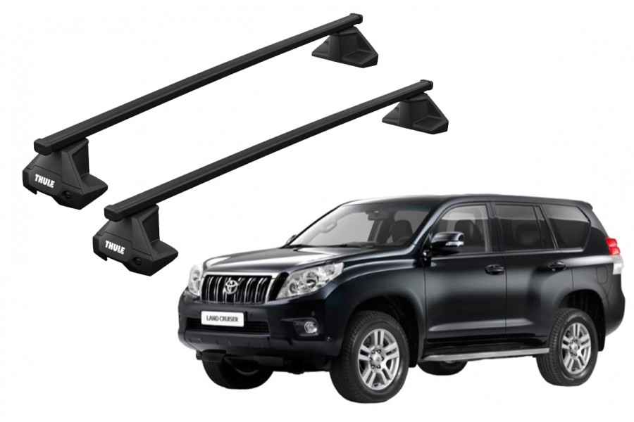 Barras THULE EVO SquareBar para autos TOYOTA Land Cruiser 150 desde 2009-2023