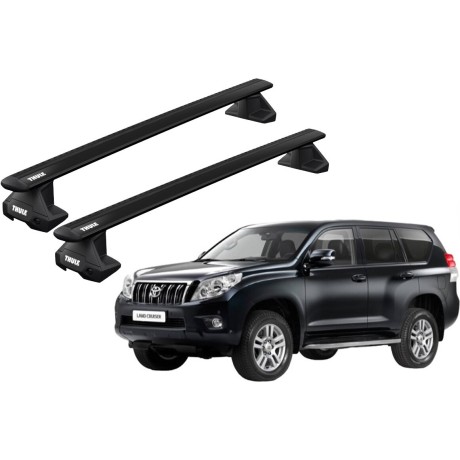Barras THULE EVO WingBar para autos TOYOTA Land Cruiser 150 desde 2009-2023 negro