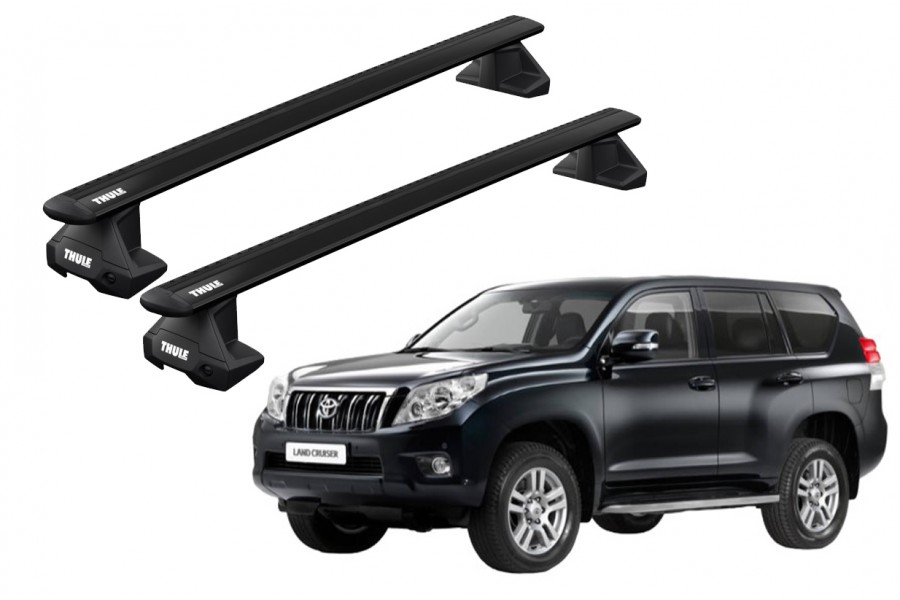 Barras THULE EVO WingBar para autos TOYOTA Land Cruiser 150 desde 2009-2023 negro