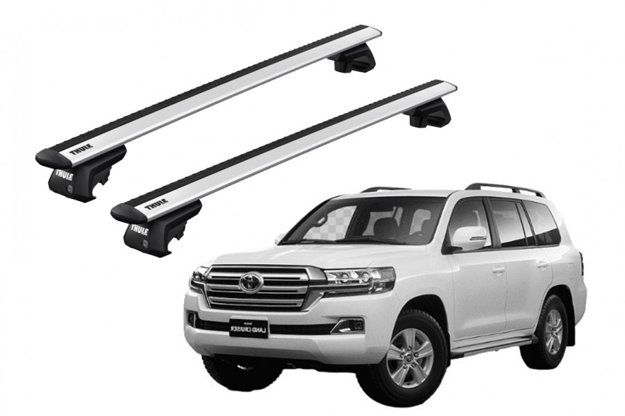 Barras THULE EVO WingBar para autos TOYOTA Land Cruiser 200 2008 a 2021