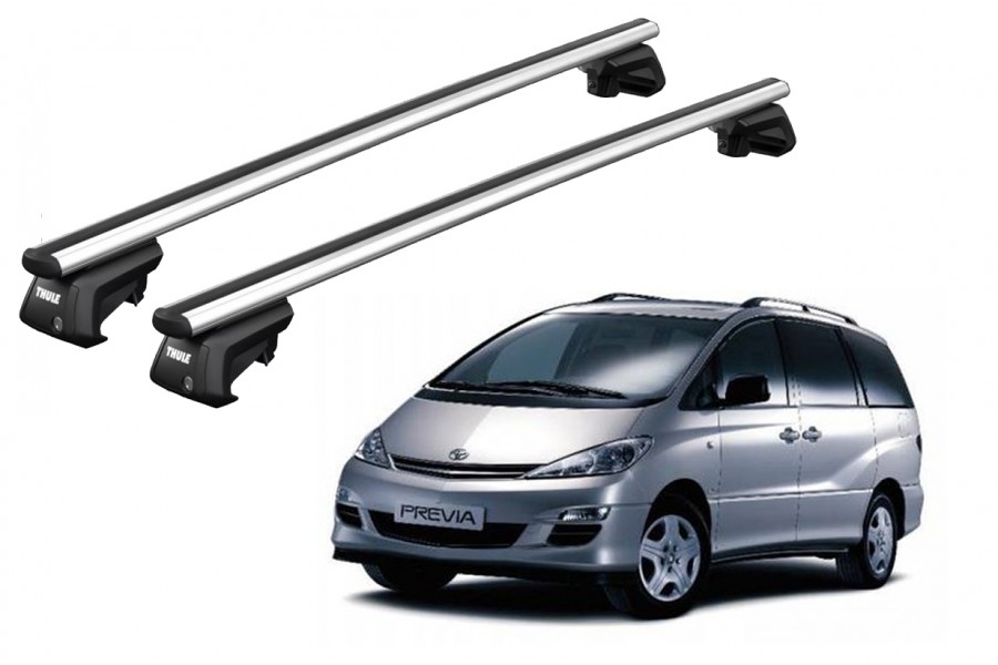 Barras THULE SmartRack XT AluBar para autos TOYOTA Previa desde 2006