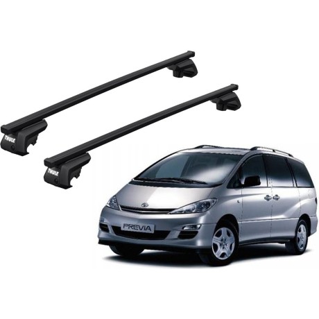 Barras THULE EVO SquareBar para autos TOYOTA Previa desde 2006