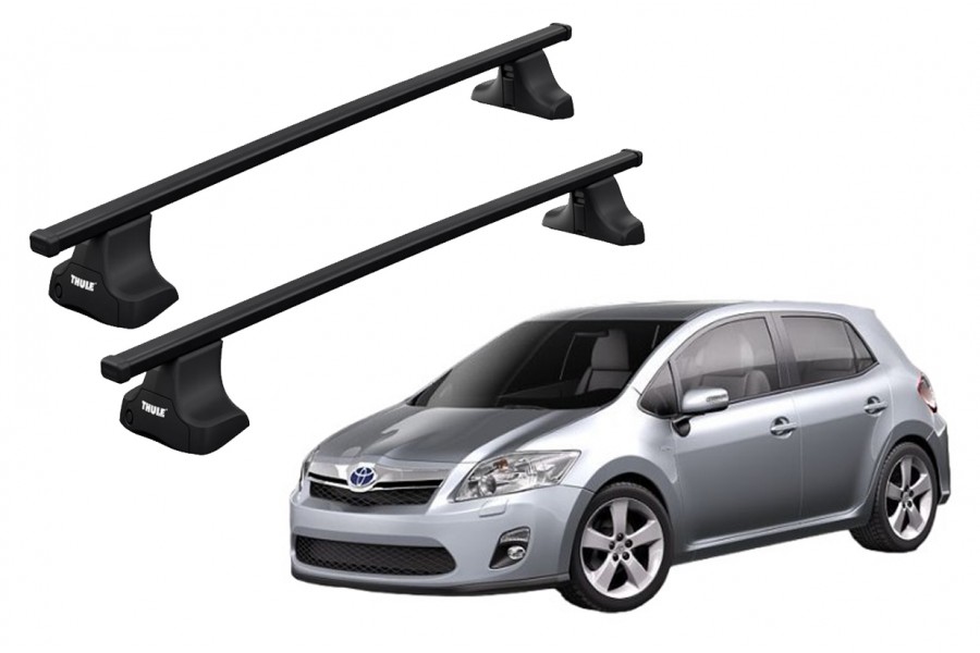 Barras THULE SquareBar para autos TOYOTA Auris 2006 a 2012