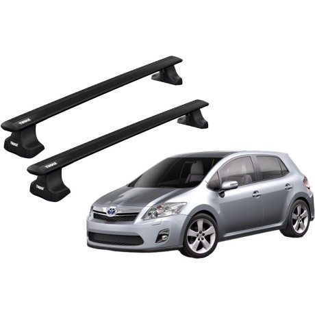 Barras THULE WingBar para autos TOYOTA Auris 2006 a 2012 negro