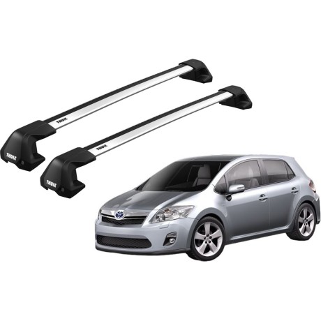 Barras THULE EDGE Flush para autos TOYOTA Auris 2006 a 2012