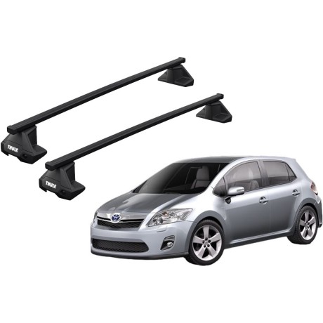 Barras THULE EVO SquareBar para autos TOYOTA Auris 2006 a 2012