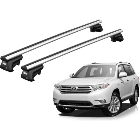 Barras THULE SmartRack XT AluBar para autos TOYOTA Kluger 2007 a 2013