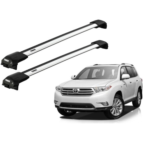 Barras THULE EDGE Flush para autos TOYOTA Kluger 2007 a 2013