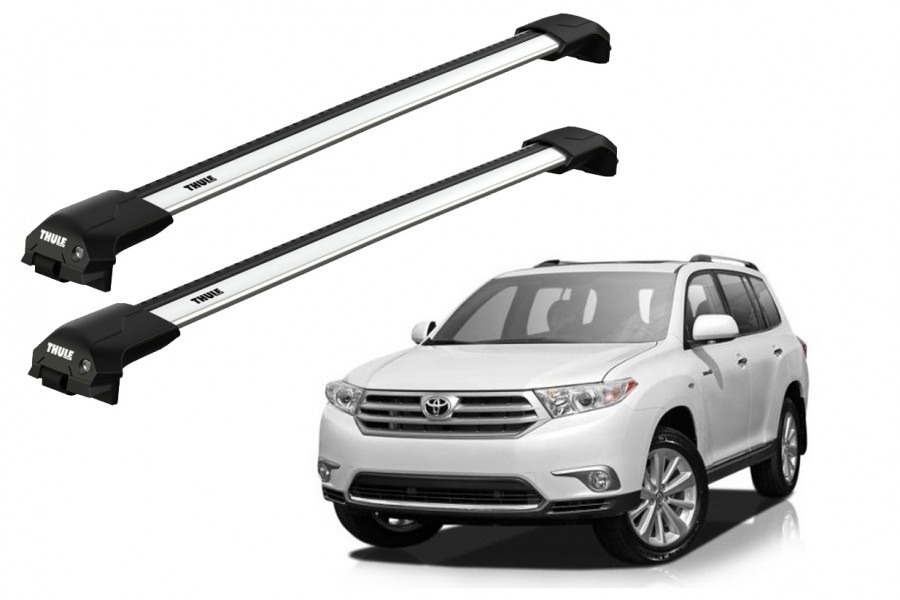 Barras THULE EDGE Flush para autos TOYOTA Kluger 2007 a 2013