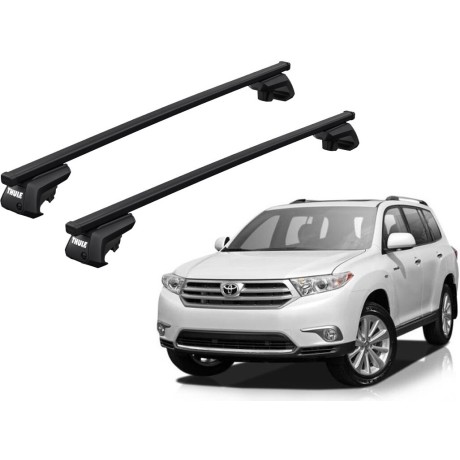 Barras THULE EVO SquareBar para autos TOYOTA Kluger 2007 a 2013