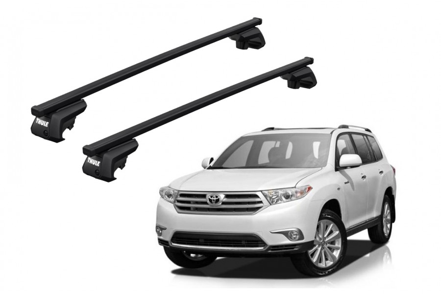 Barras THULE EVO SquareBar para autos TOYOTA Kluger 2007 a 2013