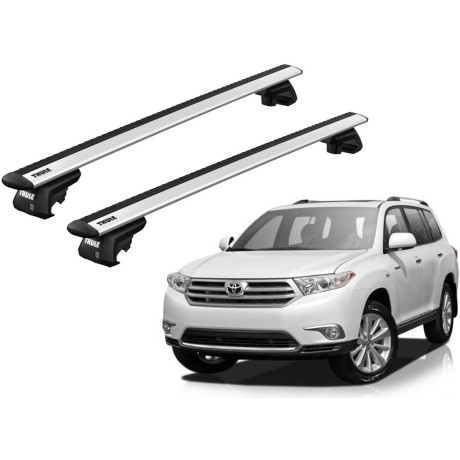 Barras THULE EVO WingBar para autos TOYOTA Kluger 2007 a 2013