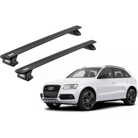 Barras THULE EVO WingBar para autos AUDI Q5 2008 a 2017 negro