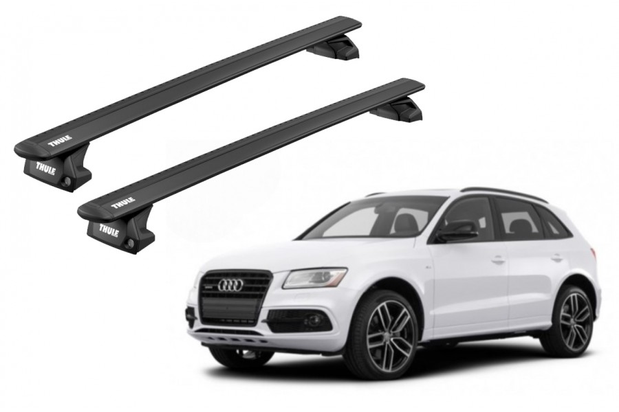 Barras THULE EVO WingBar para autos AUDI Q5 2008 a 2017 negro