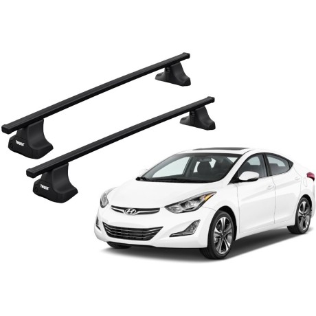 Barras THULE SquareBar para autos HYUNDAI Avante 2011 a 2015