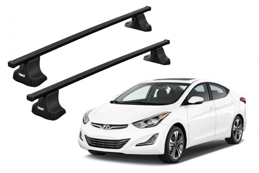 Barras THULE SquareBar para autos HYUNDAI Avante 2011 a 2015
