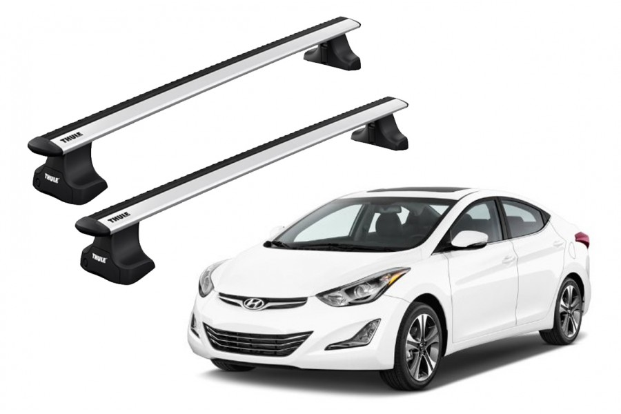 Barras THULE WingBar para autos HYUNDAI Avante 2011 a 2015