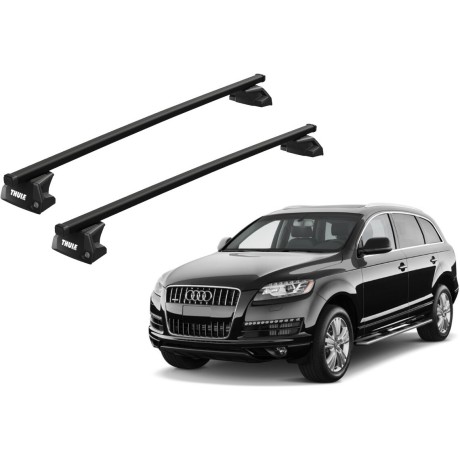 Barras THULE EVO SquareBar para autos AUDI Q7 2006 a 2015