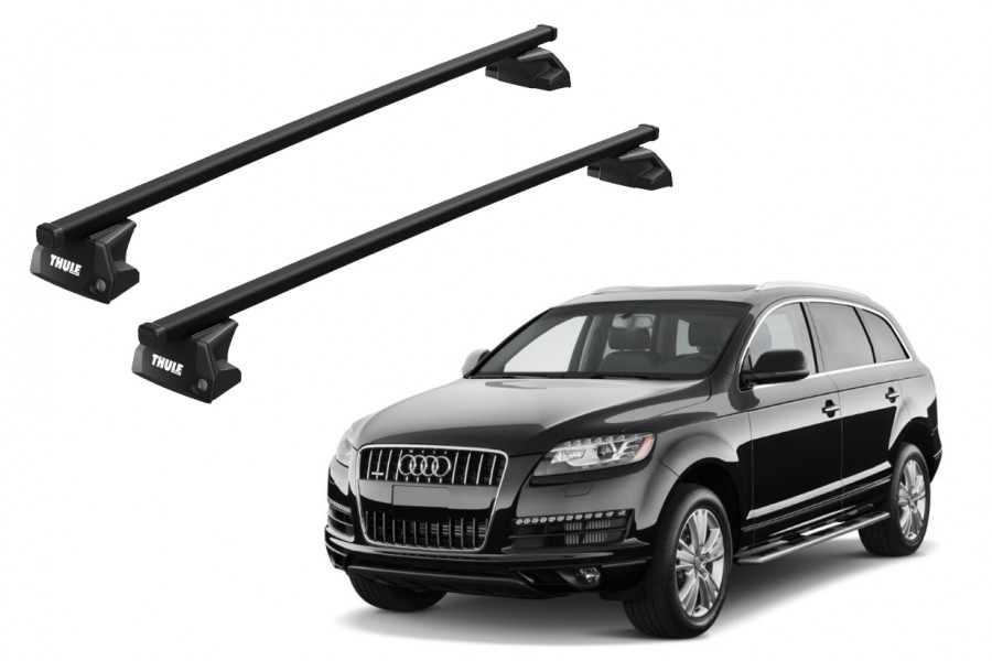 Barras THULE EVO SquareBar para autos AUDI Q7 2006 a 2015